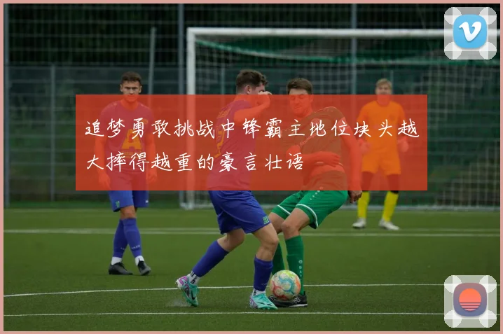 追梦勇敢挑战中锋霸主地位块头越大摔得越重的豪言壮语